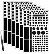 Birllaid Light Blocking Stickers 6PCS, Black Out Stickers, Light Dimming Stickers LED Covers for ...