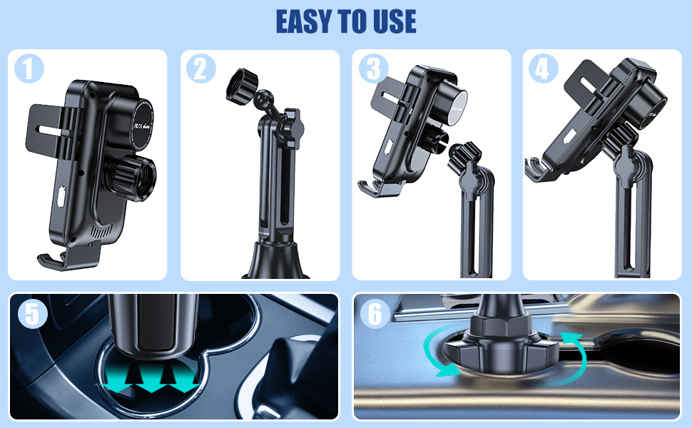 cup phone holder mount