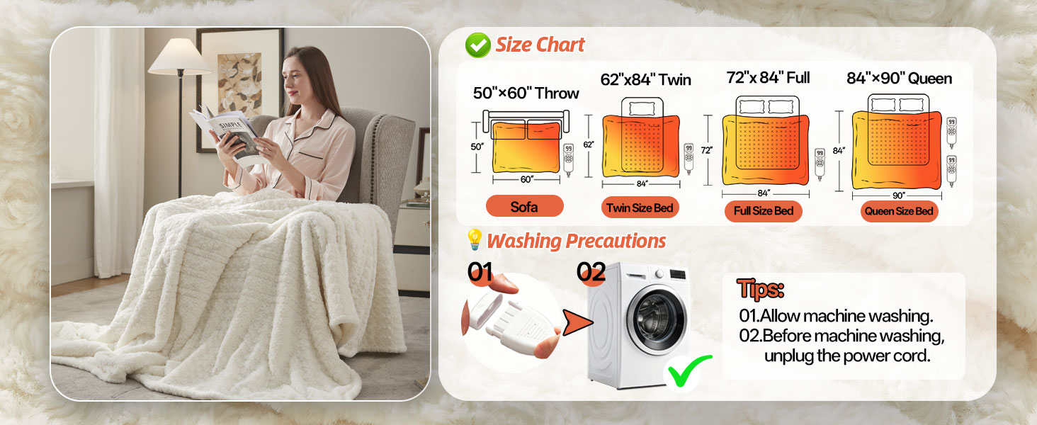 electric heated blanket
