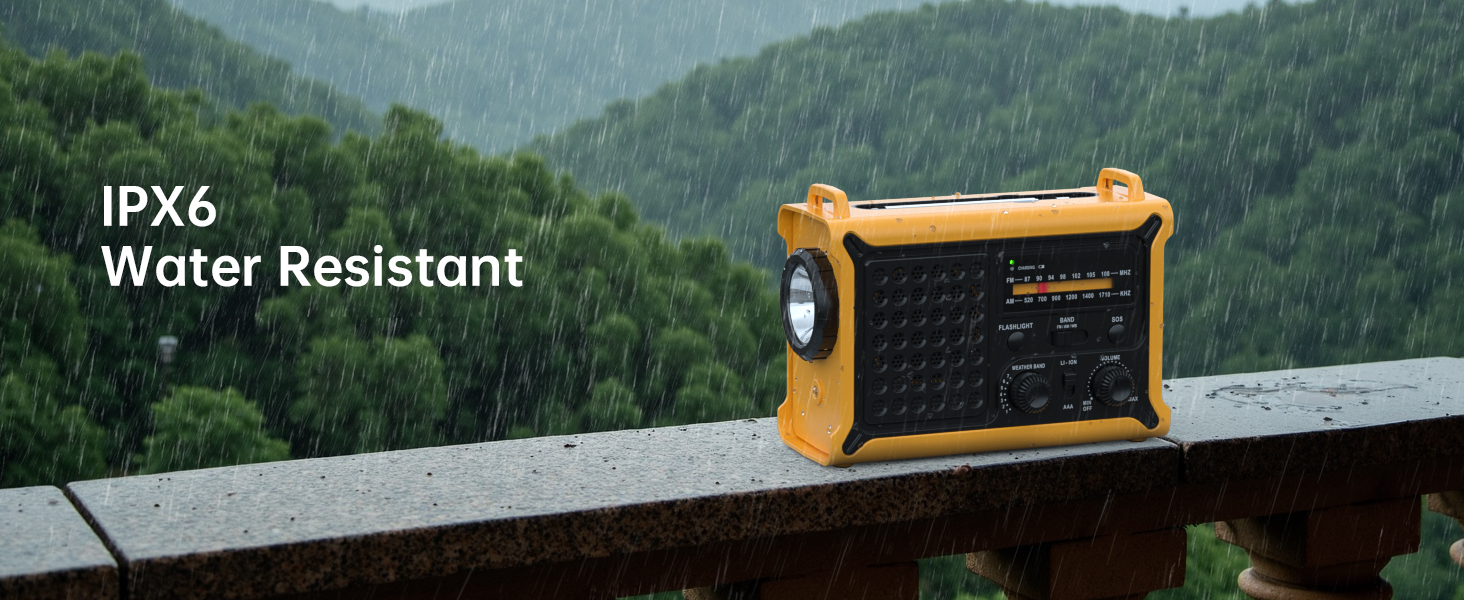 emergency crank radio