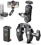 ULANZI Super Clamp Camera Clamp Mount Monitor 360° Ballhead Magic Arm Double Ball Head Adapter wi...