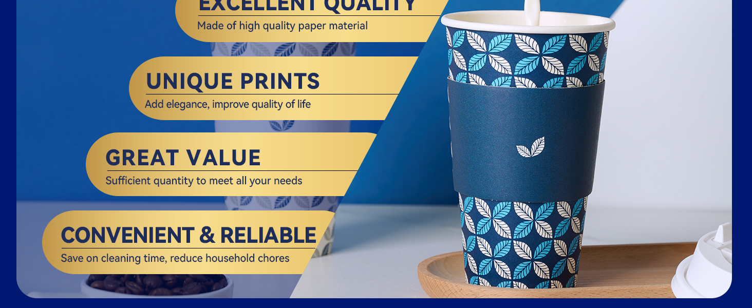 coffee cups with lids sleeves