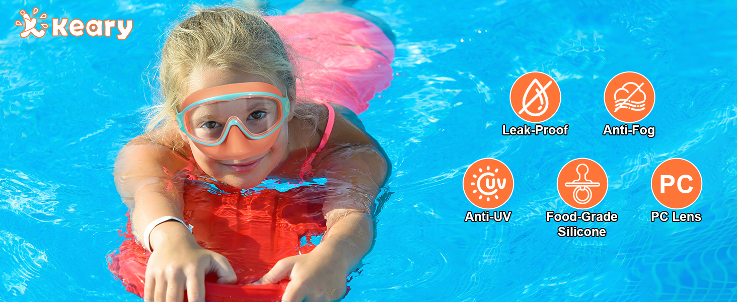 kids goggles for swimming 8-12