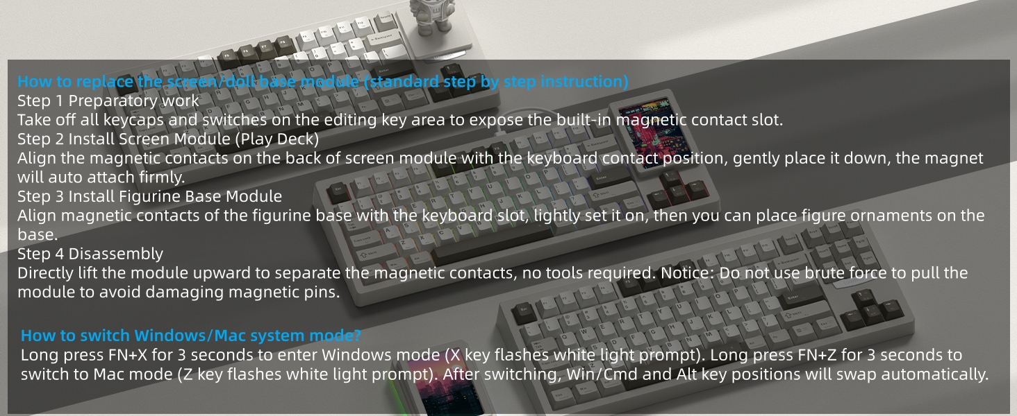 75% Keyboard Custom Keyboard Hot-Swappable Keyboard Mechanical Gaming Keyboard