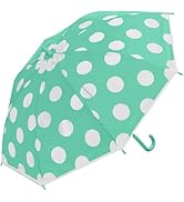 The Weather Station Children's Rain Umbrella, Manual Fiberglass Folding Mini Umbrella, Windproof,...