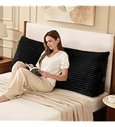 Zonamat Headboard Pillow Queen, Headboard Wedge Pillow, Back Rest Pillows for Sitting, Reading, W...