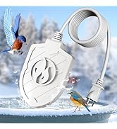 Jvgoo 100W Bird Bath Heater, Birdbath Heaters for Outdoor Bird Bath Water Heater in Winter Submer...