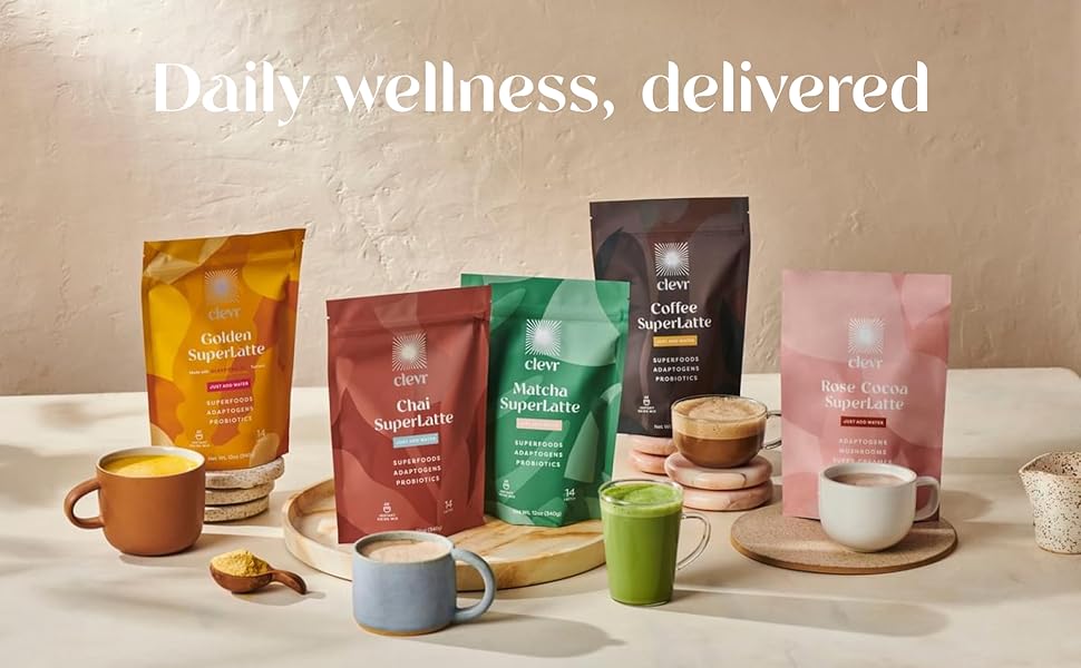 chai latte instant mix clevr blends organic non gmo plant based