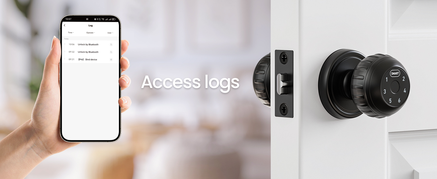 finger print door knobs