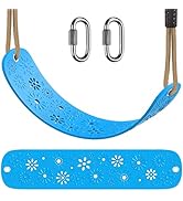 BeneLabel Heavy Duty Swing Seat with Adjustable Rope and Carabiners, Heavy Duty Playground Swing ...