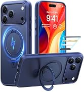 TORRAS Ostand Magnetic for iPhone 17 Pro Case, Fit for MagSafe, 3X Military Drop Protection, Came...