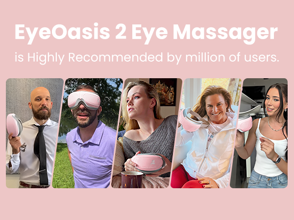 Eye Massager heated eye massager mask eye massager for migraines eye massager with heat and cooling