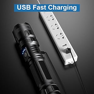 Rechargeable flashlights