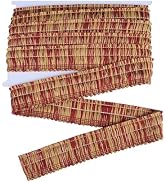 HedongHexi 3M x 1.7/1.9 Inch Brush Fringe Trim Tassel Sewing Chainette Fringe Brush Fringe for Pi...