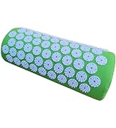 Acupressure Pain Relief Massage Pillow Acupuncture Relaxation Massager for Neck Back Head, Reliev...