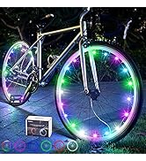 DAWAY A01 LED Bike Wheel Lights - Ultra-Bright, Waterproof Bicycle Spoke Lights with Batteries - ...