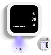 Toothbrush Sanitizer Case and Holders, DRMXBU Wall Mounted Toothbrush Holder with LED Screen, Rec...