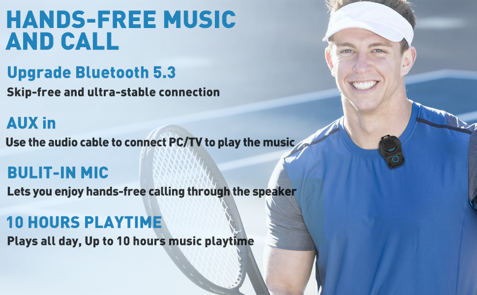 hands-free music and call