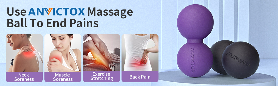 Use Anvictox massage ball to end pains