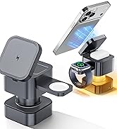 2026 New Magnetic Charger 4 in 1 Wireless Charging Station Stand with Night Light