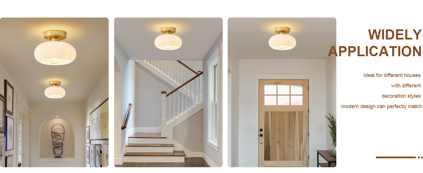 semi flush mount ceiling light fixture