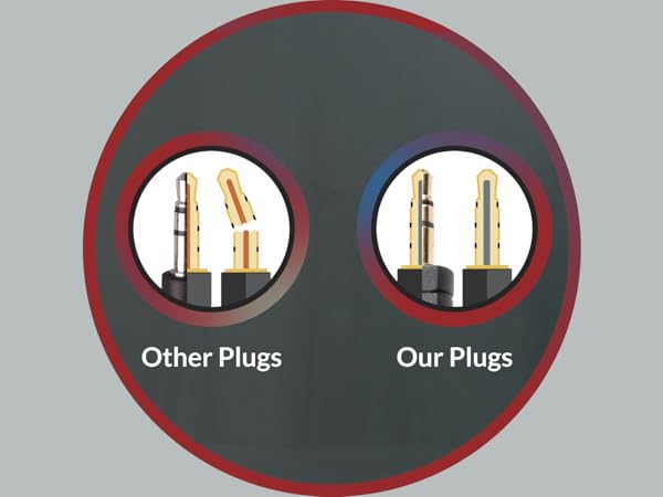 Two children testing the reinforced connection durability of Cyber Acoustics headsets