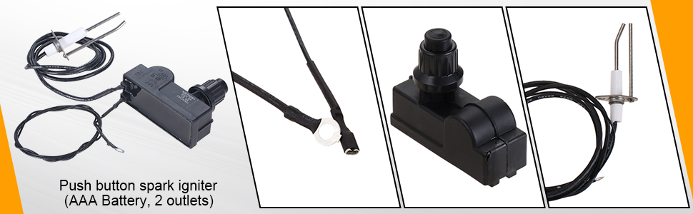 LPG Low Pressure Propane Gas Fireplace Fire Pit Flame Failure Safety Control Valve Kit