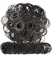 AIWOQI Rubber Bands Size #16 Black Elastic Rubber Band small 600Pcs rubber bands office supplies ...