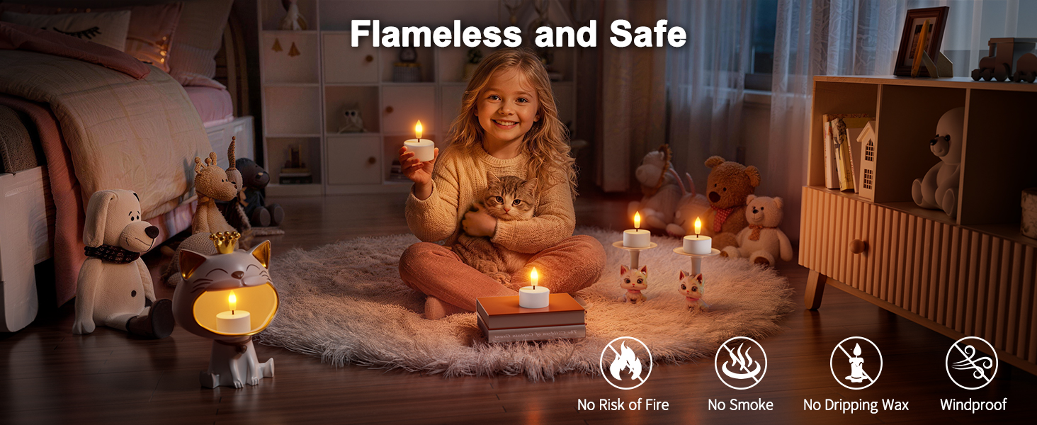 flameless candles tea lights