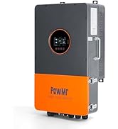 PowMr Hybrid Solar Inverter,120/240V Split Phase,12000W Pure Sine Wave w/Built-in 200A MPPT Solar...