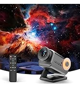 Rossetta 3D Projector, Mini HD 3D Galaxy Projector with Bluetooth Speaker & Remote, 1/2H Timer, 6...