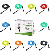 VIIBASE 10 Pack PVC Jump Rope for Cardio Fitness - Versatile Adjustable Skipping Rope for Women M...