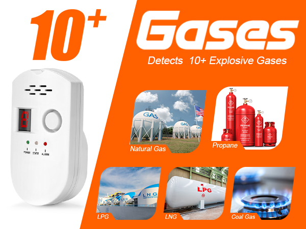 Detects 10+ Explosive gases