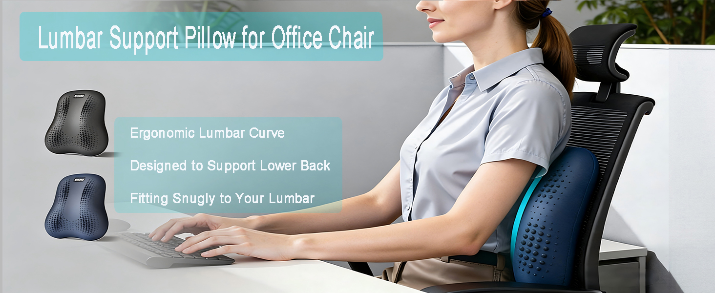 Lumbar Support Pillow for office chair Lumbar Support Pillow for car