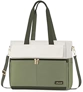 LOVEVOOK Laptop Bag for Women 15.6 Inch Laptop Tote Bag Large Capacity Work Bags Mutiple Pockets ...