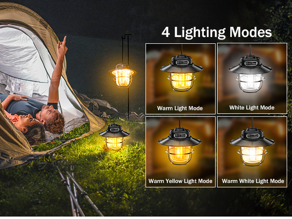 4 light outdoor solar powered light for camping and camping - the solar powered camping light