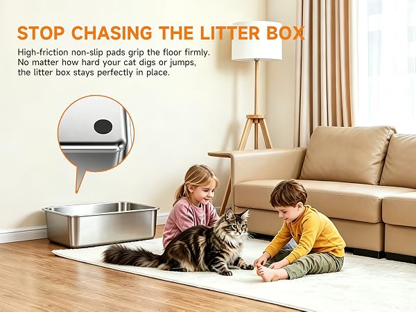 STOP CHASING THE LITTER BOX