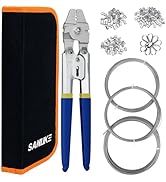 Sanuke Wire Rope Crimping Tool for 3/64 5/64 1/16 Wire Rope with 304 Stainless Steel Cable 3 Size...