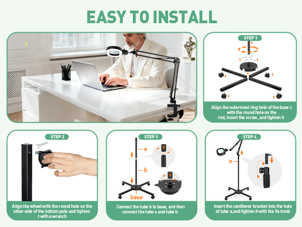 magnifying glass with light and stand magnifying glass for reading magnifying lamp magnifier
