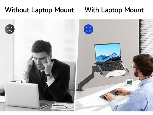 laptop arm monitor stand