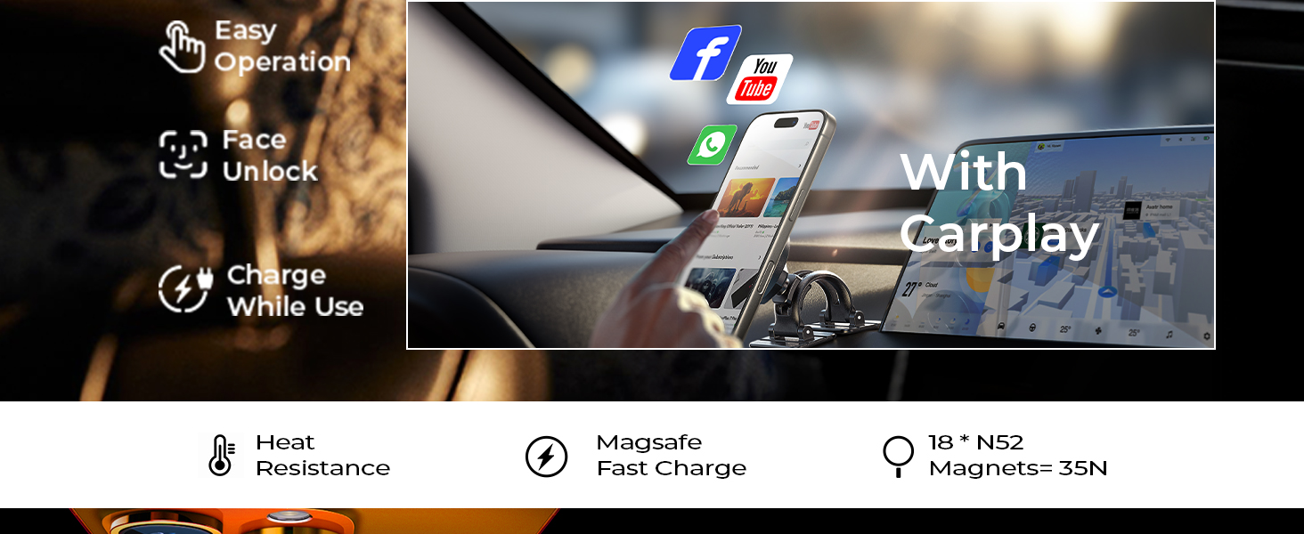 qi2 magsafe car mount charger