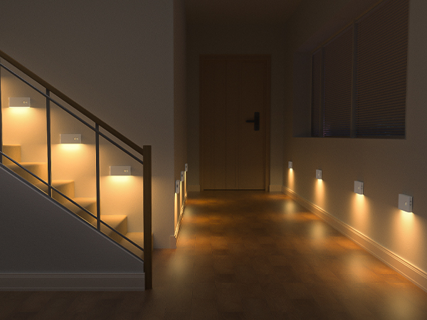 RGB and Warm White Motion Sensor Night Light