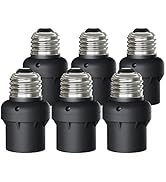 DEWENWILS Light Sensor Socket, E26 E27 Dusk to Dawn Sensor Socket, Light Bulb Socket for Light Fi...