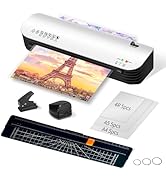 9-Inch Laminator Machine for Documents and Photos, 6 in1 A4 Thermal Laminator Machine with Never ...
