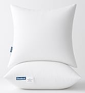 Oubonun 18 x 18 Throw Pillow Inserts - Soft, Plush &amp; Decorative Down Alternative Pillows for Couc...