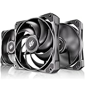 Okinos, 3 Packs 120mm High Performance PWM PC Case Fan, 2000 RPM, 75.27 CFM, FDB-Bearing Computer...