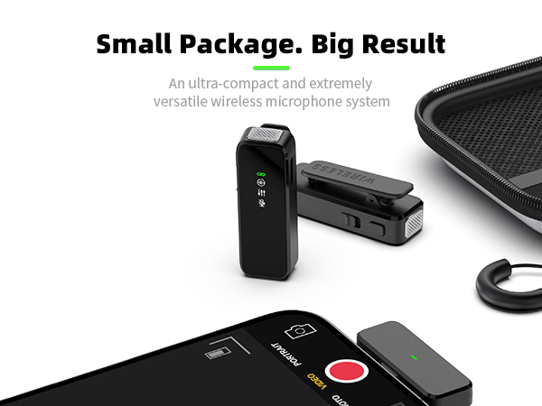 Patented Wireless Lavalier Microphone