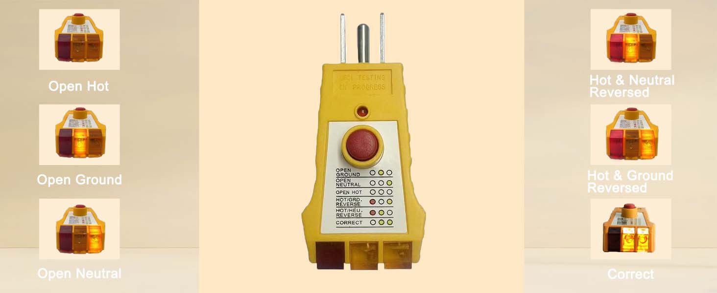outlet tester gfci tester outlet tester plug in