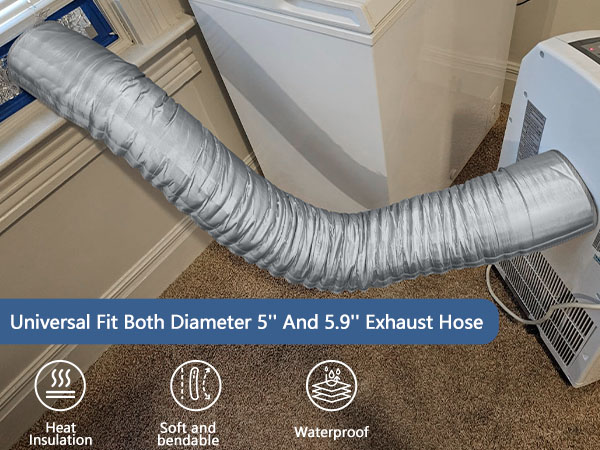 portable air conditioner hose wrap