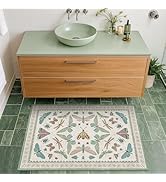 Hazo Haus Washable Boho Bathroom Rug 2x3, Small Throw Rugs for Kitchen, Powder Room, Front Door I...